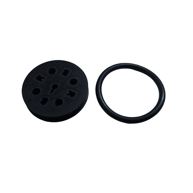 Wheel with Rubber Tyre for N20 Gear Motor