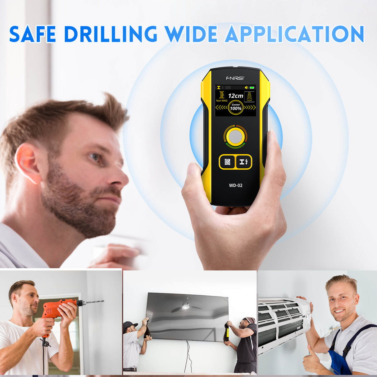 FNIRSI WD-02 Wall Detector Scanner