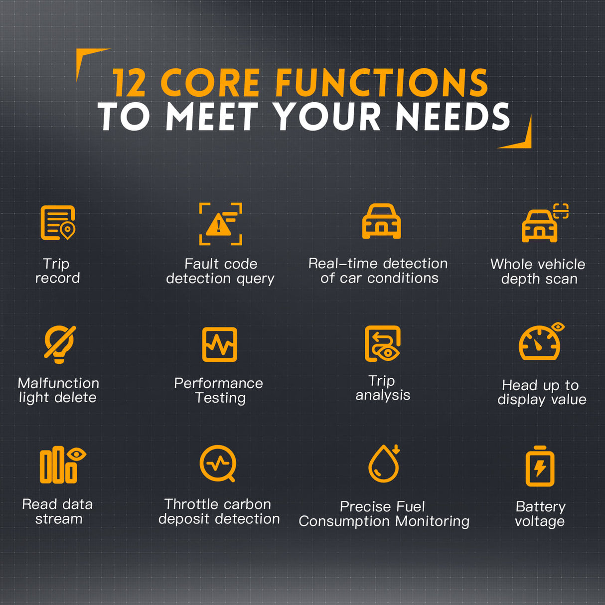 FNIRSI FD10 OBD Car Diagnostic Scanner