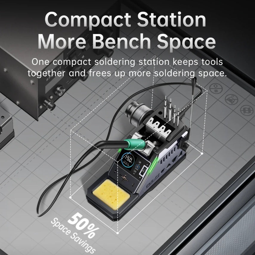FNIRSI DWS-P2 100W Portable Soldering Station - F210 Std.