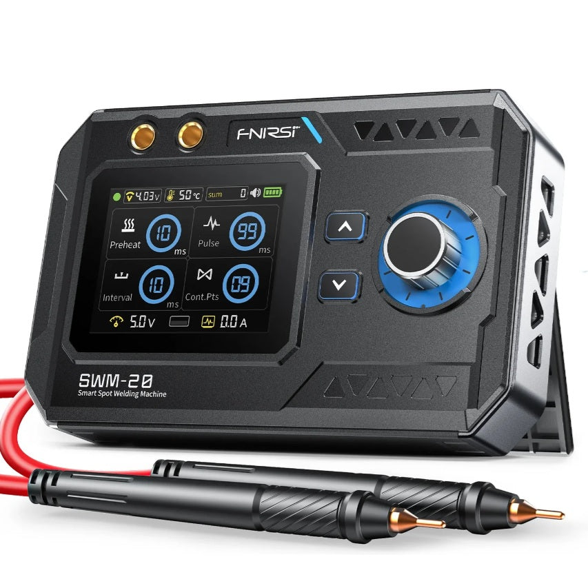FNIRSI SWM-20 1200A Dual Pulse 2-in-1 Portable Battery Smart Spot Welder