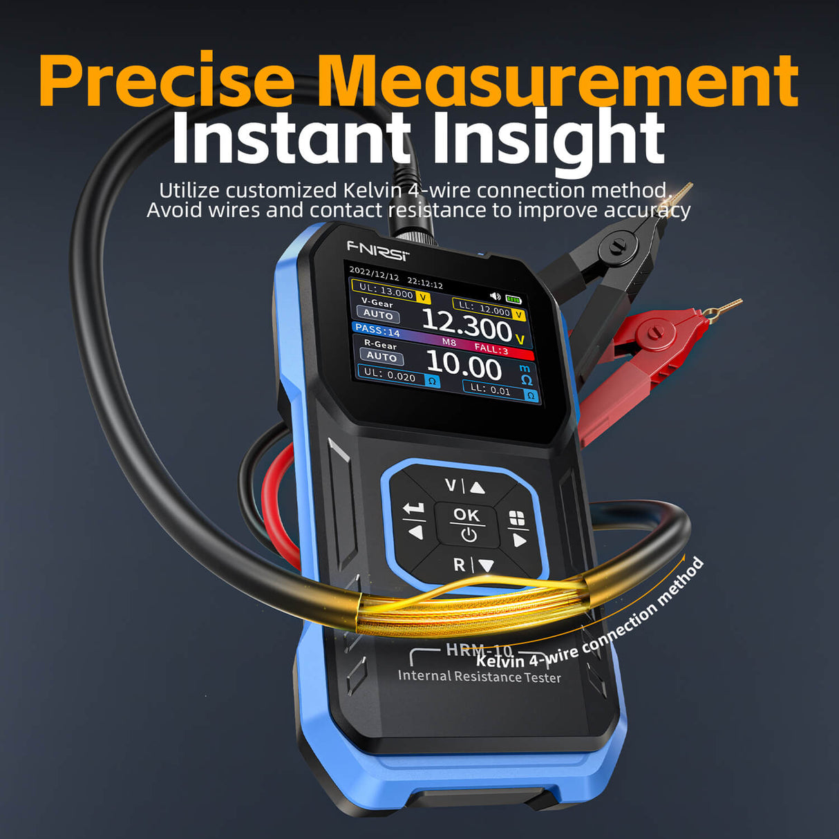 FNIRSI HRM-10 Battery Voltage & Internal Resistance Tester