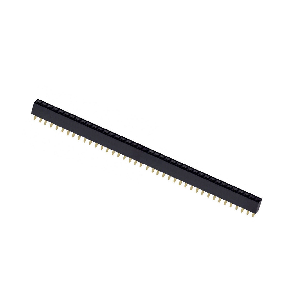 Female Header Pins 40P - 2.54mm Single Row Connector Strip for Arduino & Electronics