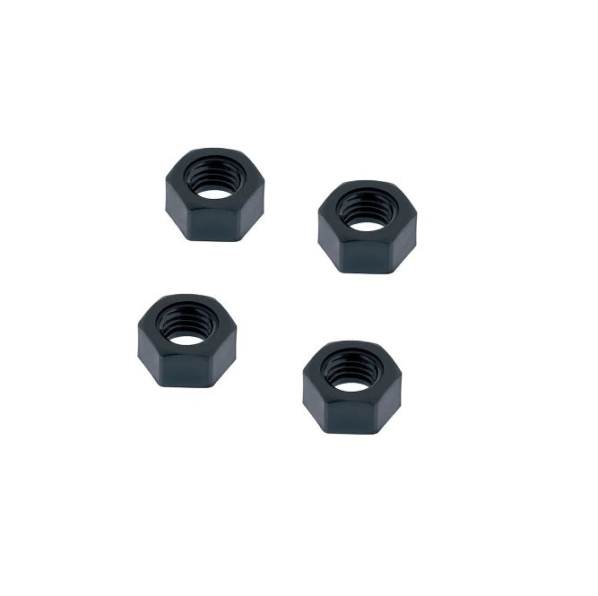 Nut Hexagon M3 Plastic Black 4x