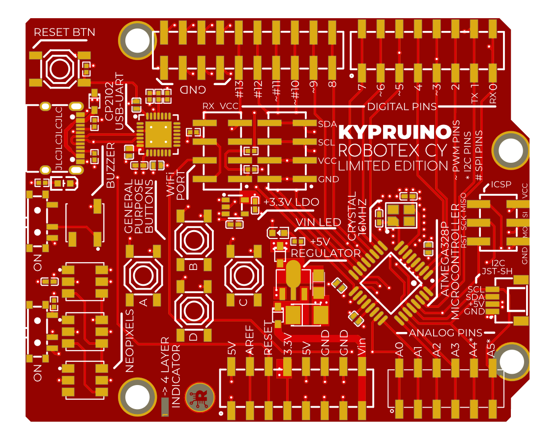 Kypruino Keyring - Maker Tech Souvenir
