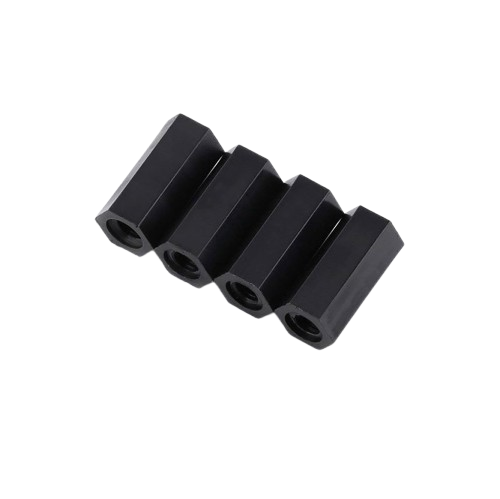 Spacer M3 - 1cm Plastic Black Female 4x