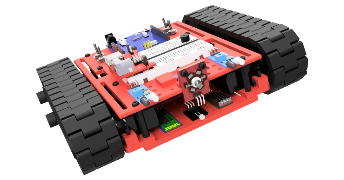 Tankbot - Arduino Compatible Robot - Assembled