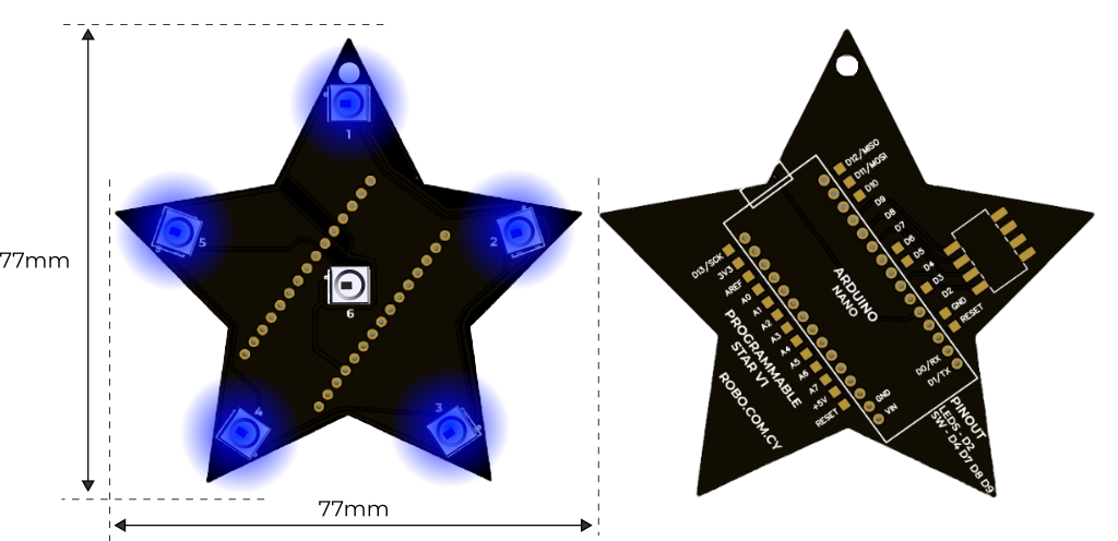 Program Arduino Star - Beginner Neopixel Tutorial Cyprus | ROBO CY