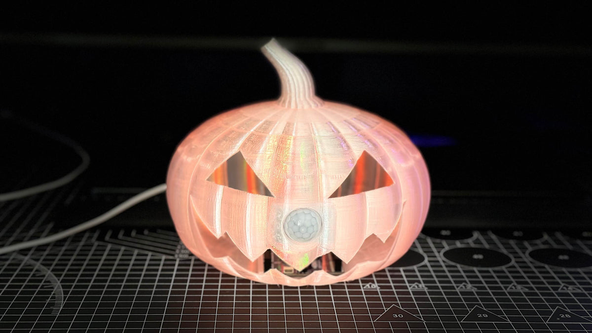 Glowing pumpkin cover photo.