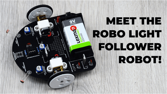Meet the ROBO light follower robot 🤖