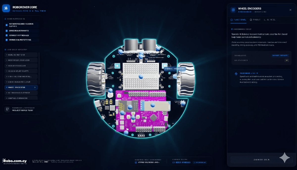 Robo Rover Pro RoboRover Lab Explorer - Interactive 3D Manual Cyprus | ROBO CY