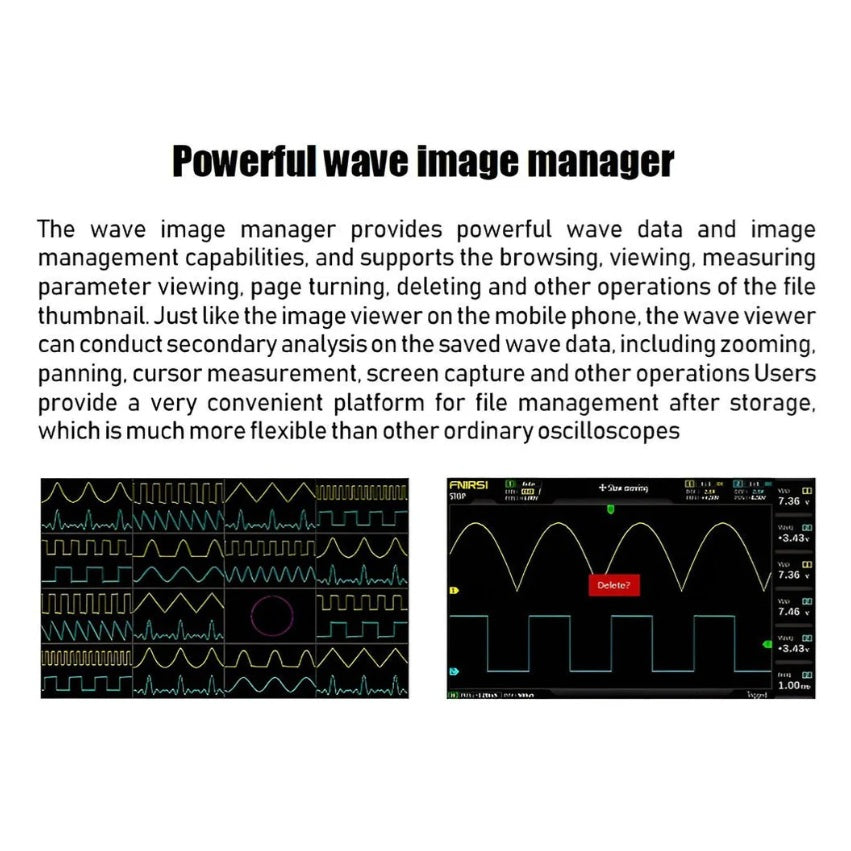 FNIRSI 1014D 2-IN-1 Dual Channel 100MHz 1GS/s Digital Oscilloscope & Signal Generator