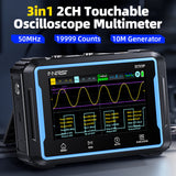 FNIRSI 2C53P Dual Channel Tablet 3-in-1 Oscilloscope & Multimeter & DDS Signal Generator