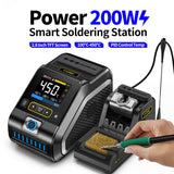 FNIRSI DWS-200 F210 Plus 200W Power Rapid Heating Soldering Iron Station Kit