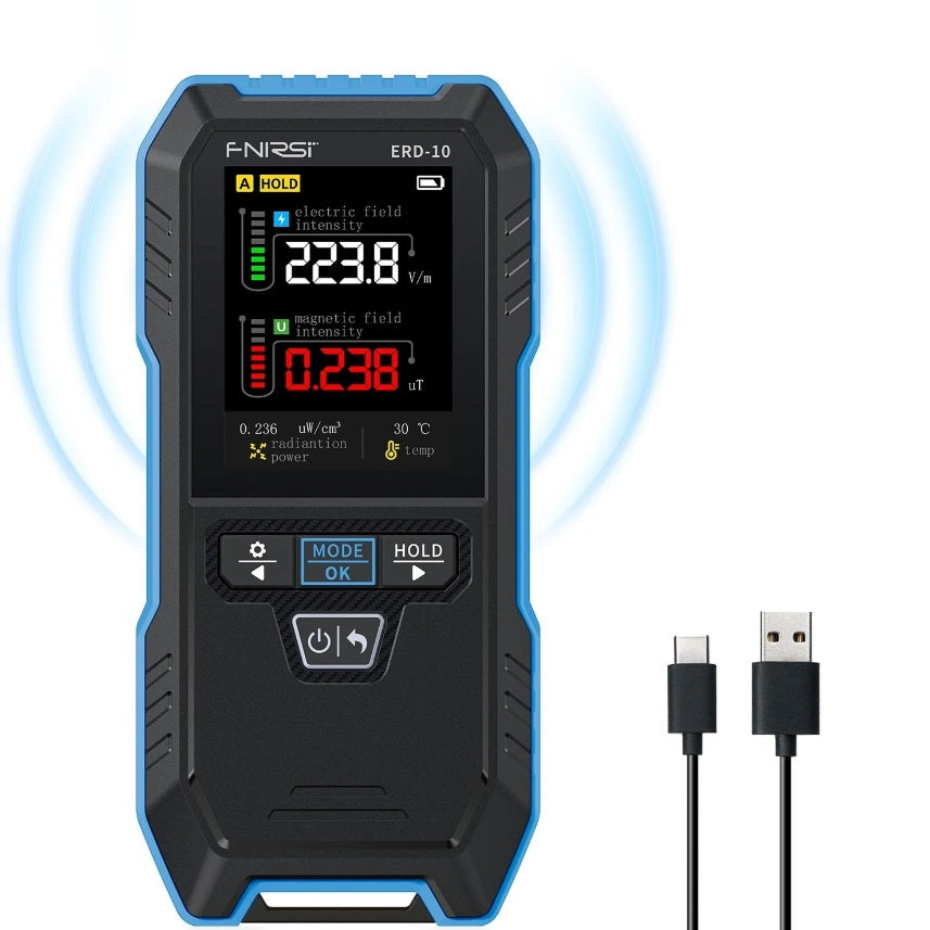 FNIRSI ERD-10 4-in-1 Electromagnetic Radiation Detector