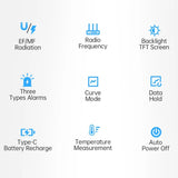 FNIRSI ERD-10 4-in-1 Electromagnetic Radiation Detector