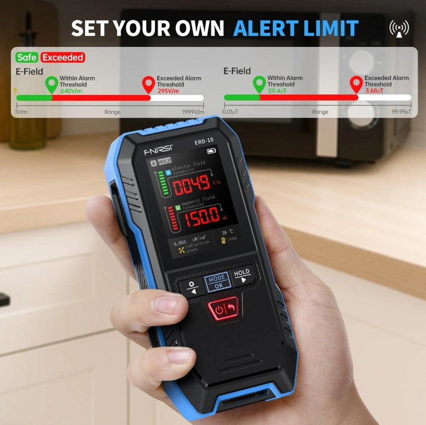 FNIRSI ERD-10 4-in-1 Electromagnetic Radiation Detector