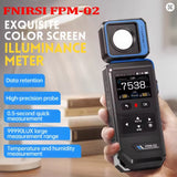 FNIRSI FPM-02 Professional Color Screen Lux Meter 3-in-1 Precision Illuminance Tester & Temperature & Humidity Meter