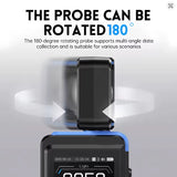 FNIRSI FPM-02 Professional Color Screen Lux Meter 3-in-1 Precision Illuminance Tester & Temperature & Humidity Meter