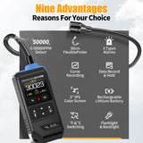 FNIRSI GD-02 Portable Combustible Gas Detector Color Screen