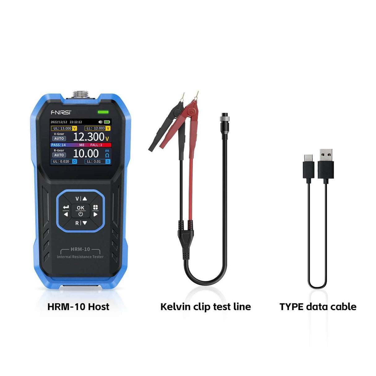 FNIRSI HRM-10 Battery Voltage & Internal Resistance Tester