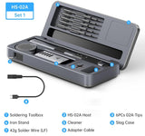 FNIRSI HS-02A Intelligent Soldering Iron with Toolbox & EU Charger