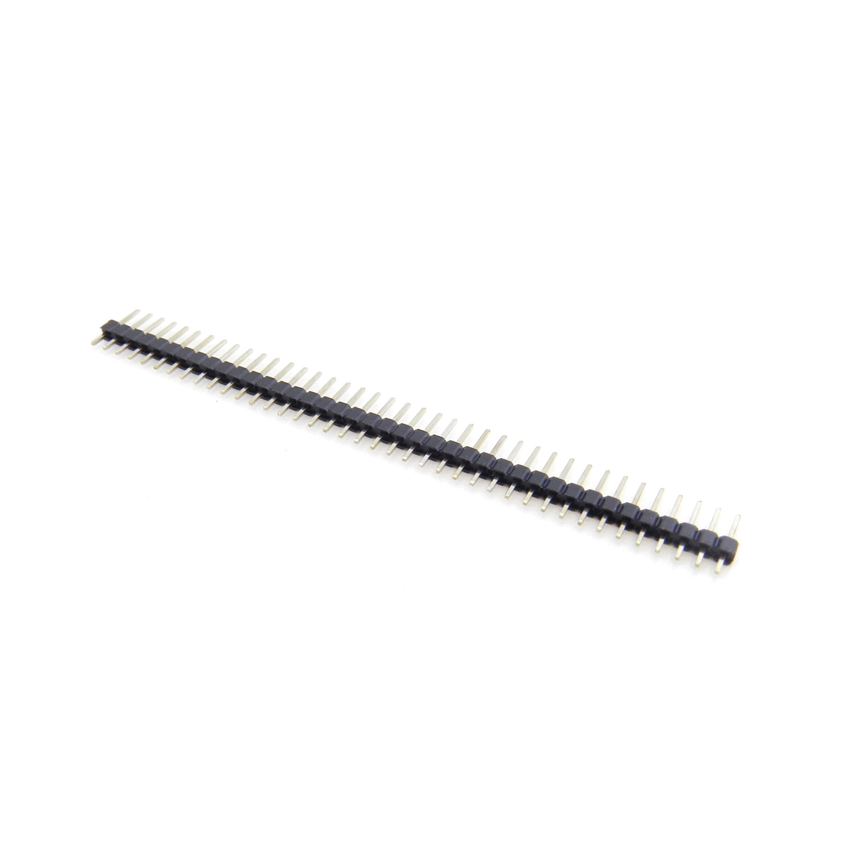 Male Header Pins 40P - 2.54mm Single Row Connector Strip for Arduino & Electronics