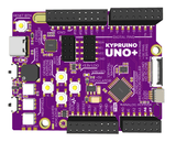 Kypruino UNO+ v0.8.1 (Arduino UNO R3 Compatible) – USB-C, 4-Layer PCB, 12-bit DAC, RGB, Buttons, Buzzer, I2C Plug-&-Play **Preorder**