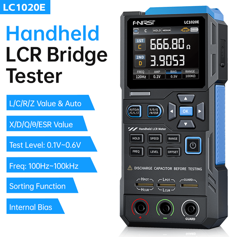 FNIRSI LC1020E High Precision Handheld LCR & ESR Meter