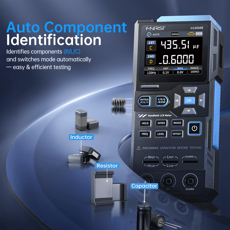 FNIRSI LC1020E High Precision Handheld LCR & ESR Meter