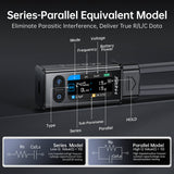 FNIRSI LCR-ST2 Plus LCR & ESR Meter 2-in-1 Digital Tweezers Bridge
