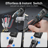 FNIRSI LCR-ST2 Plus LCR & ESR Meter 2-in-1 Digital Tweezers Bridge