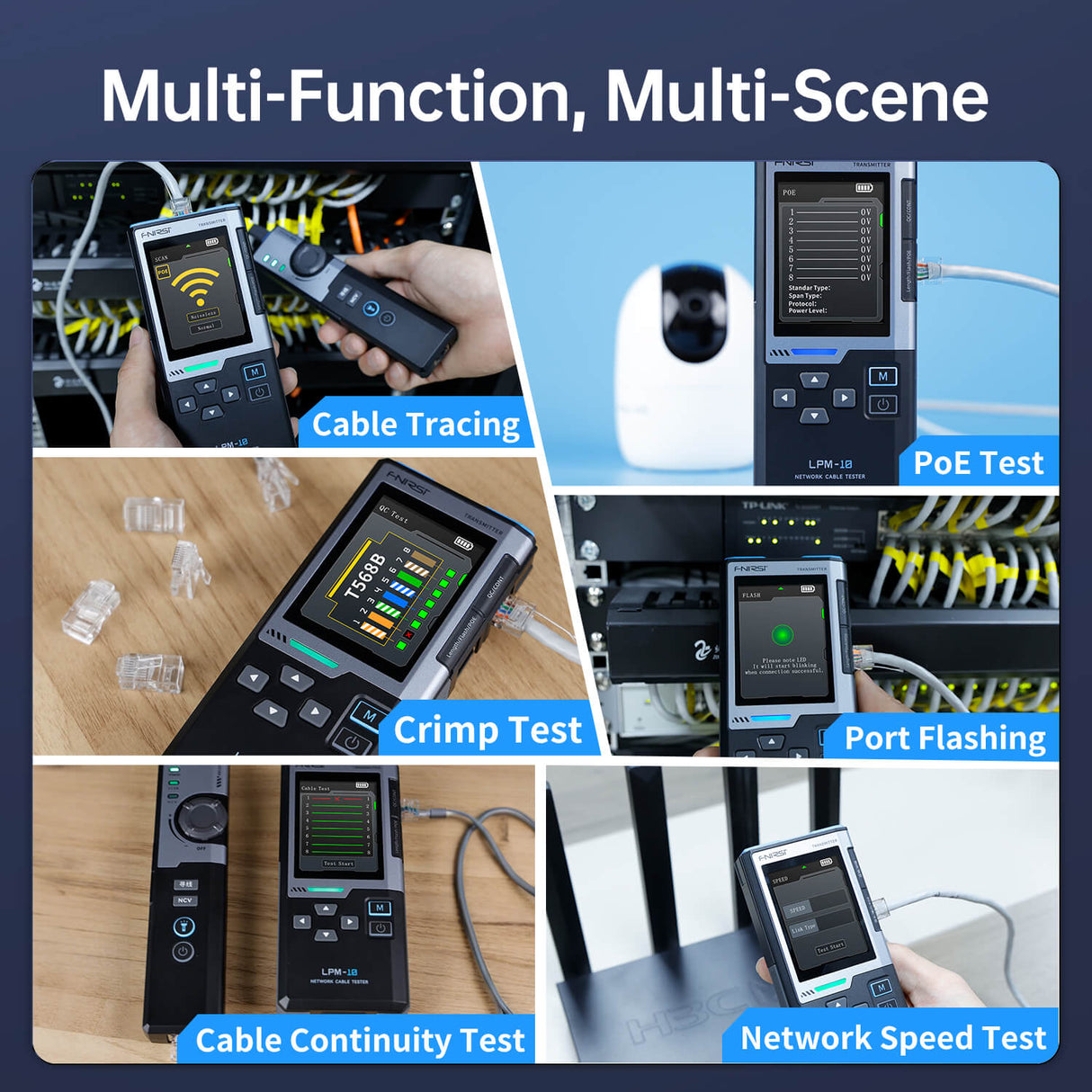 FNIRSI LPM-10A Multifunction Network Cable Tracker