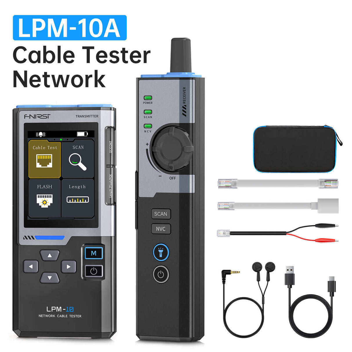 FNIRSI LPM-10A Multifunction Network Cable Tracker