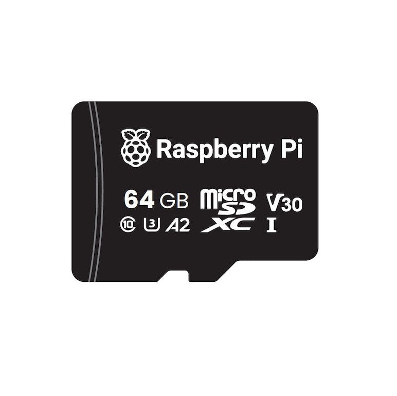 Raspberry Pi Official microSD Card 64GB A2 - Preloaded with Raspberry ...