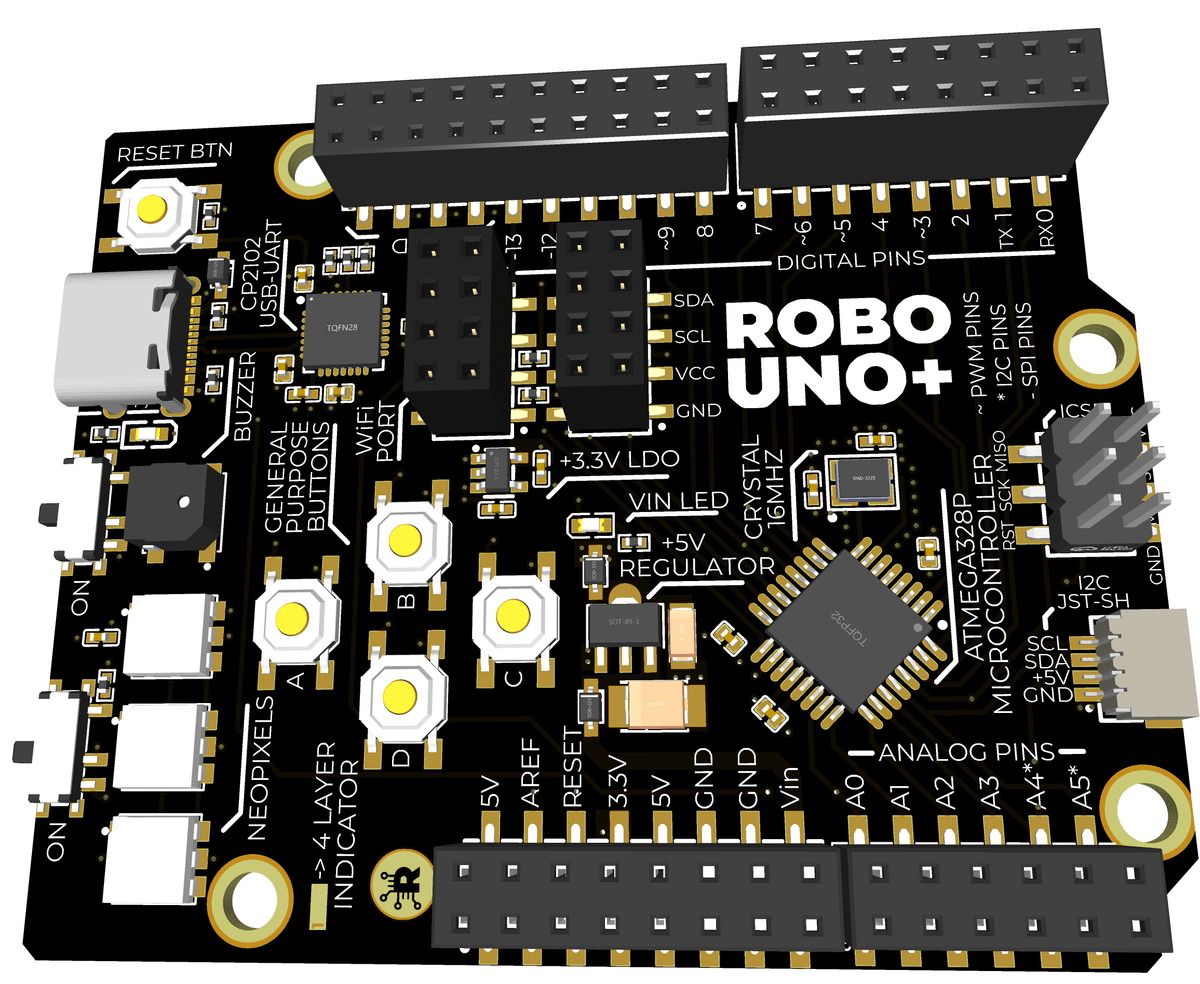 Arduino Uno Robu In ROBO UNO+ Unveiling – ROBO CY