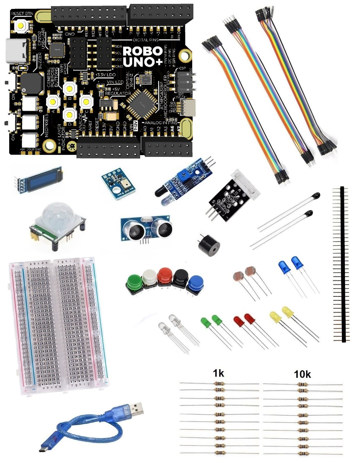 Kypruino Starter Set V3 - Complete Beginner STEM Kit for Learning Electronics & DIY Projects