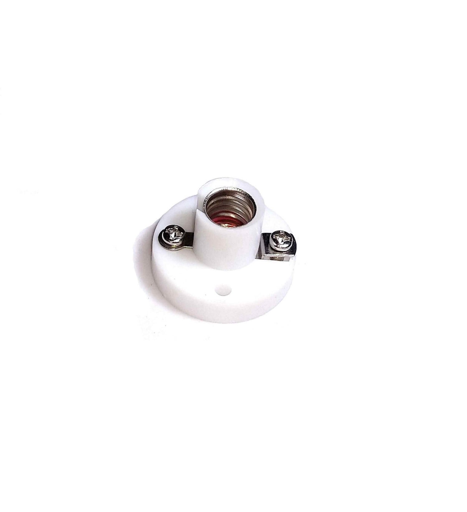 Screw Round Conversion Flat LED Lamp Holder E10 White