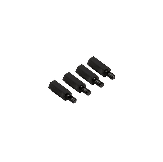 Spacer M3 - 1cm Plastic Black Male to Female 4x
