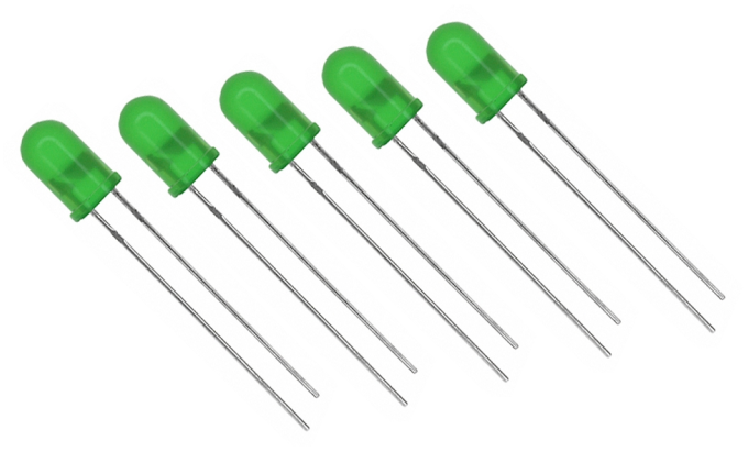 Green Led 5mm 5x