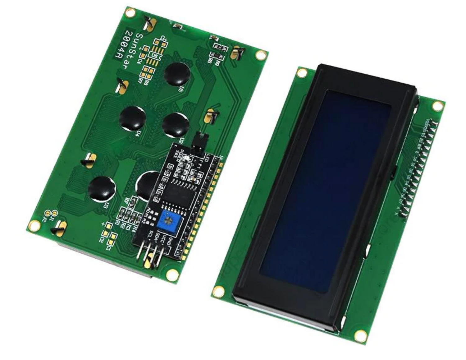 LCD 20x4 Display Blue Backlight