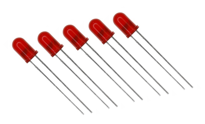 Led Red 5mm 5x