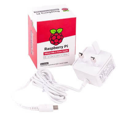 Raspberry Pi 15W USB-C Official Power Supply